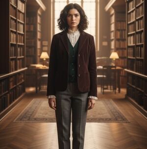 Vintage L.L. Bean Corduroy Blazer Chocolate Brown Modern Uniform Dark Academia